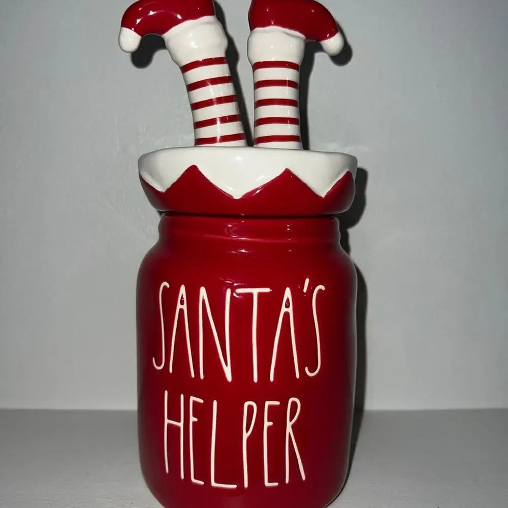 Rae Dunn Santa’s Helper Canister